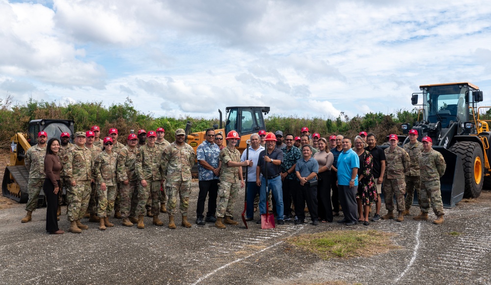 356th ECEG leadership discuss construction plans with Mayor of Tinian