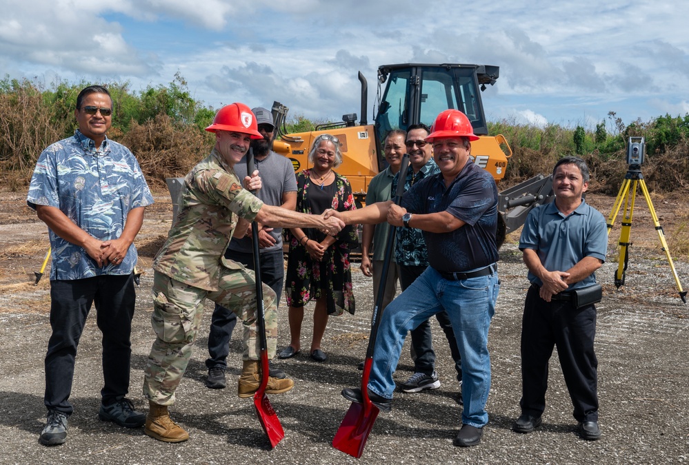 356th ECEG leadership discuss construction plans with Mayor of Tinian