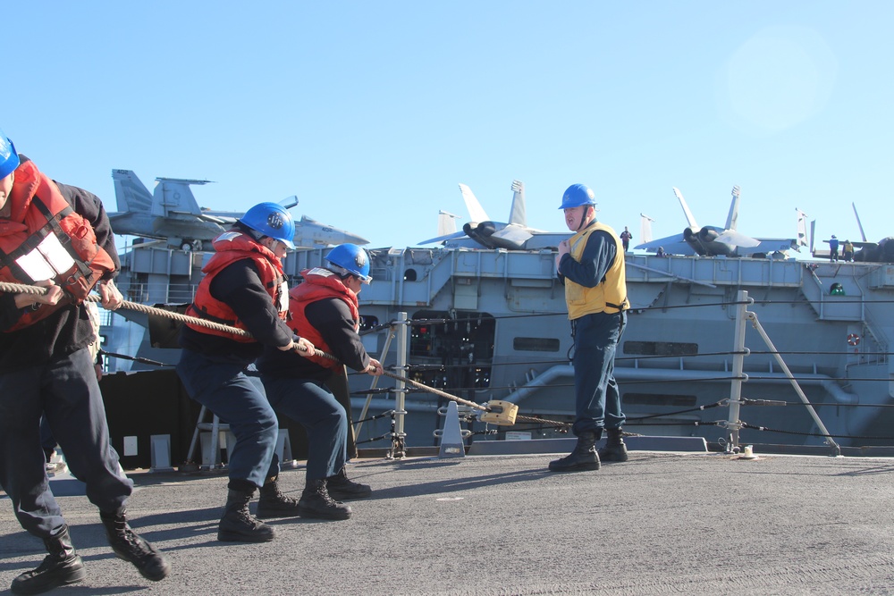 Abraham Lincoln Carrier Strike Group conducts routine operations