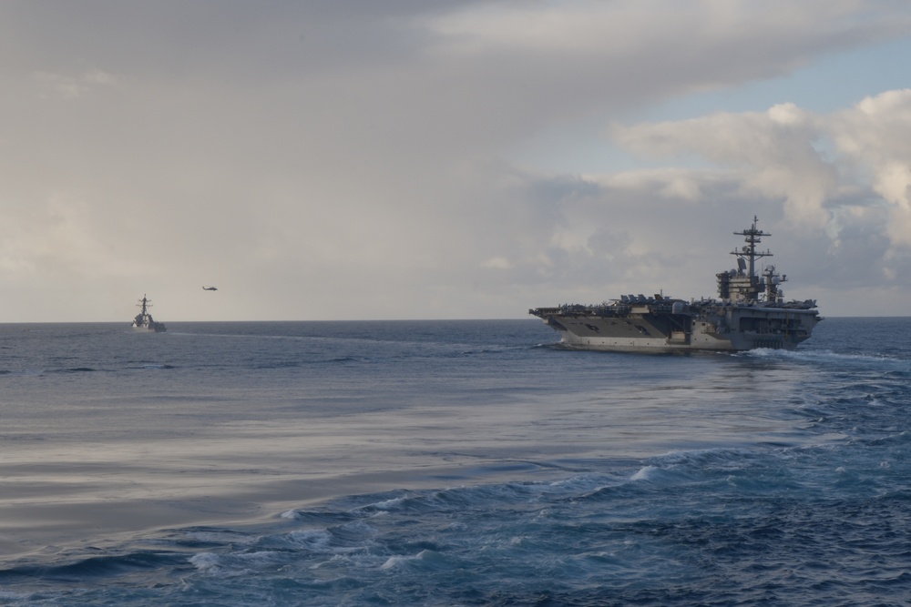 Abraham Lincoln Carrier Strike Group conducts routine operations