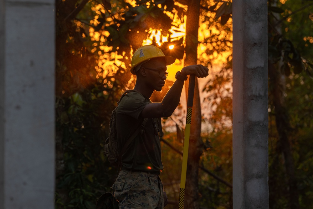 Cobra Gold 24; Marines do ground work on the Ban Prakaet School