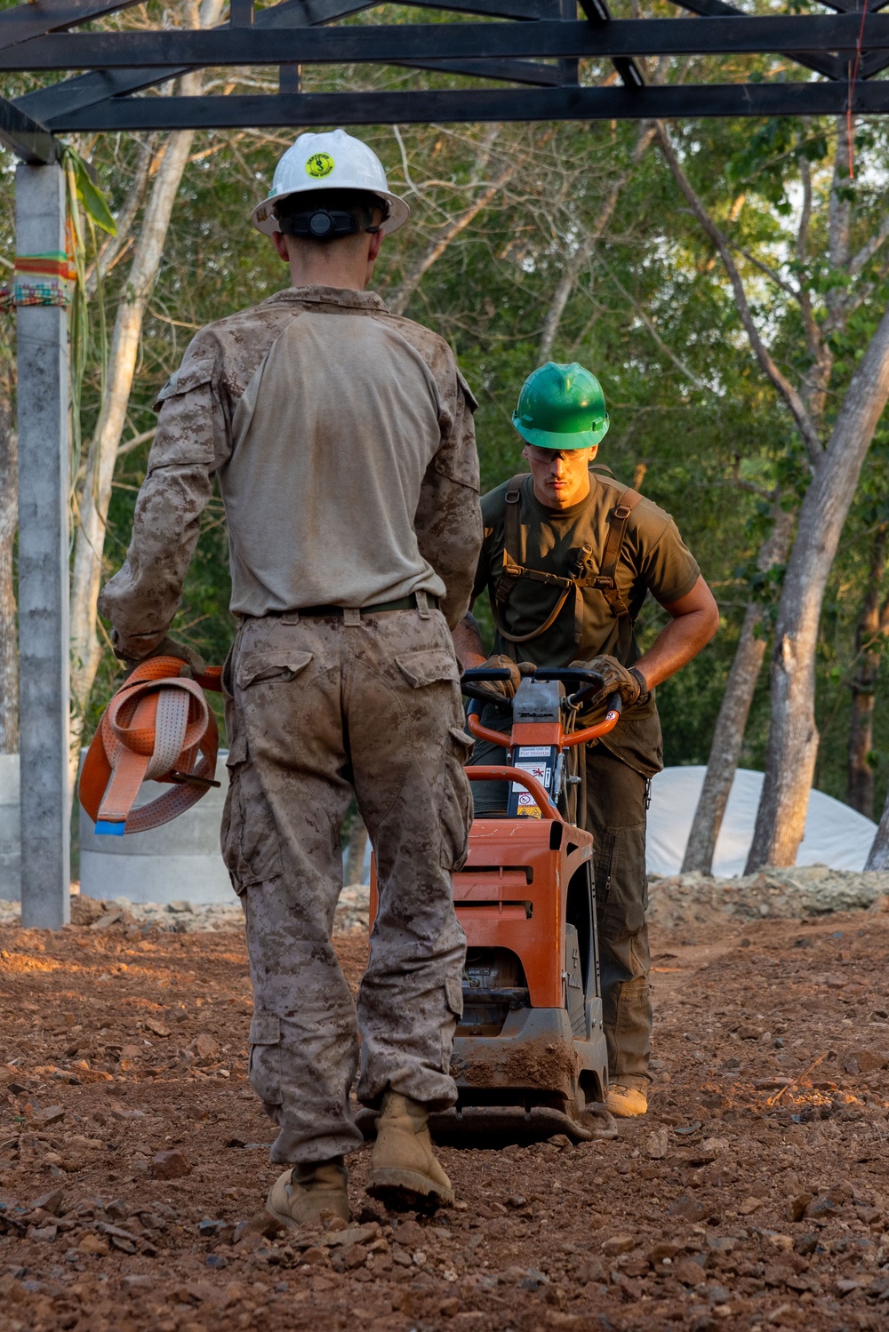 Cobra Gold 24; Marines do ground work on the Ban Prakaet School