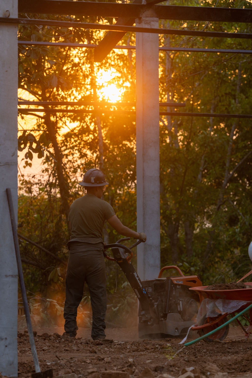 Cobra Gold 24; Marines do ground work on the Ban Prakaet School