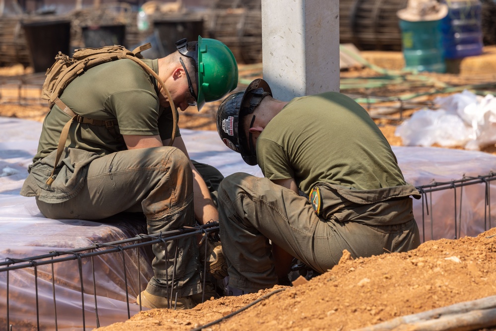 Cobra Gold 24; Marines do ground work on the Ban Prakaet School