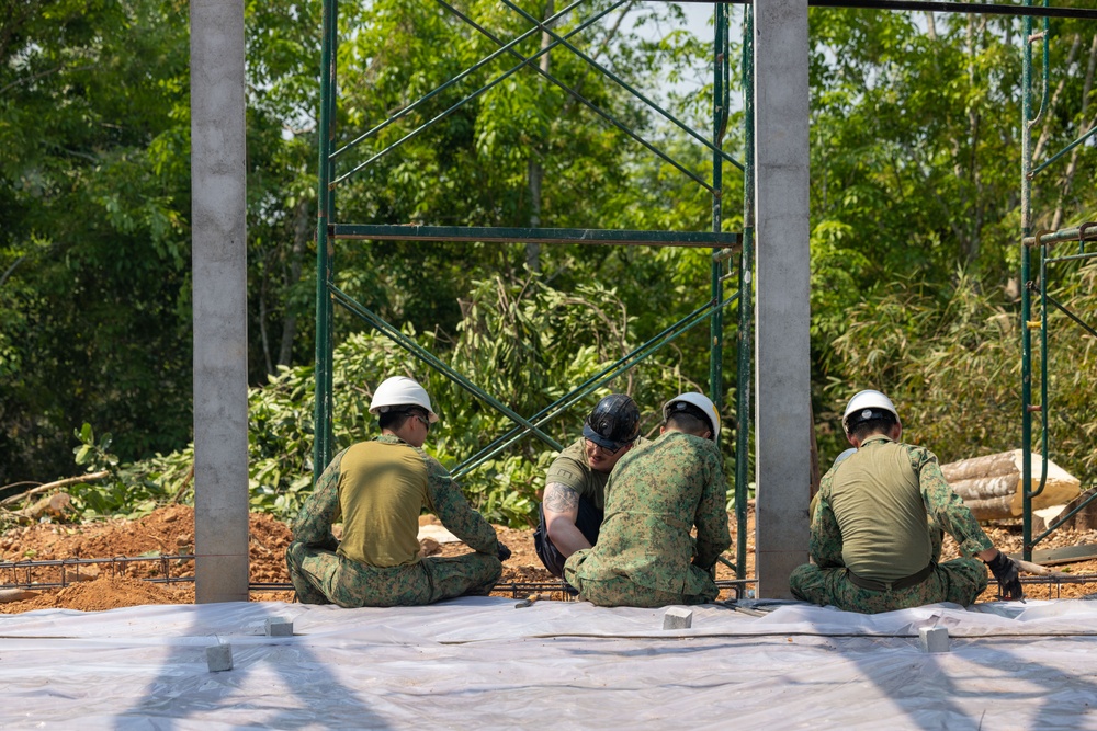 Cobra Gold 24; Marines do ground work on the Ban Prakaet School