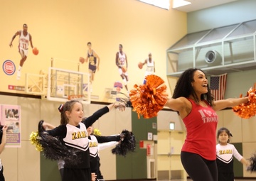 NFL cheerleaders teach universal language of ‘dance’ to military community, Japanese youth during Camp Zama visit