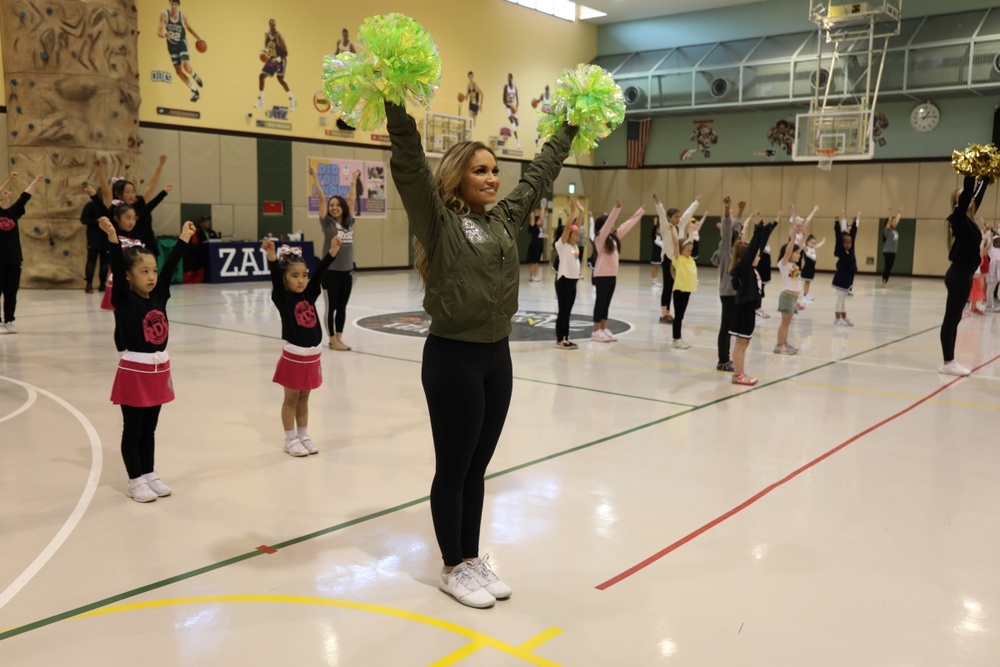 NFL cheerleaders teach universal language of ‘dance’ to military community, Japanese youth during Camp Zama visit