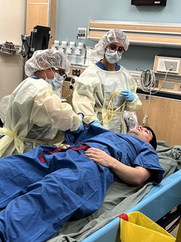 NMRTC Guam participates in a Contaminated Injured Person Drill