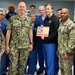 USNH Guam's HM2 Giles Fowler receives the Patient Safety High Reliability Organization Award