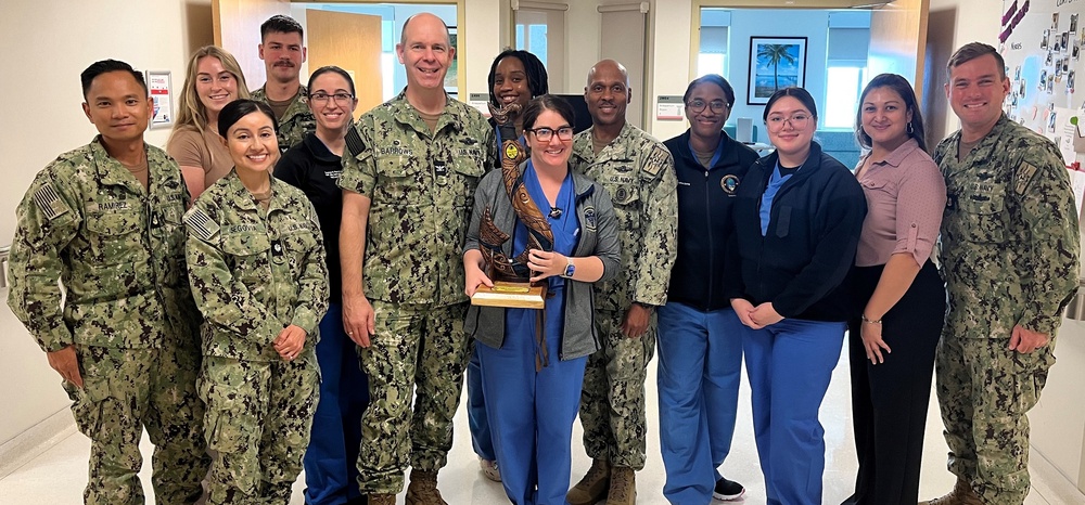 USNH Guam's MBU receives the Patient Safety Department Champion Award