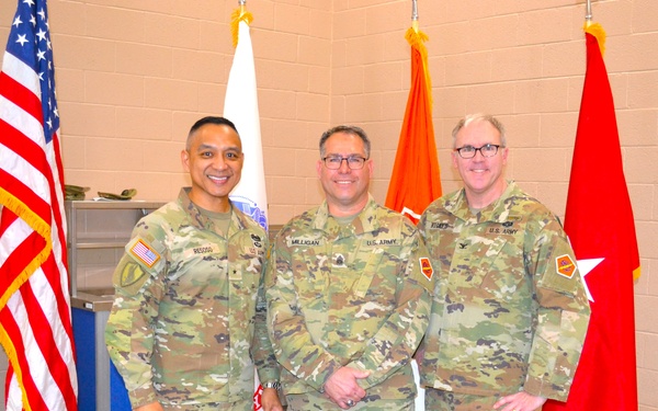Command Sgt. Maj. Milligan retires