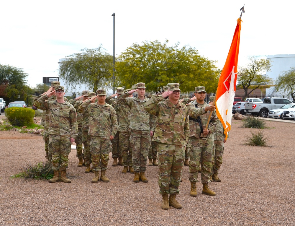 Command Sgt. Maj. Milligan retires