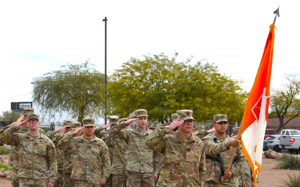 Command Sgt. Maj. Milligan retires