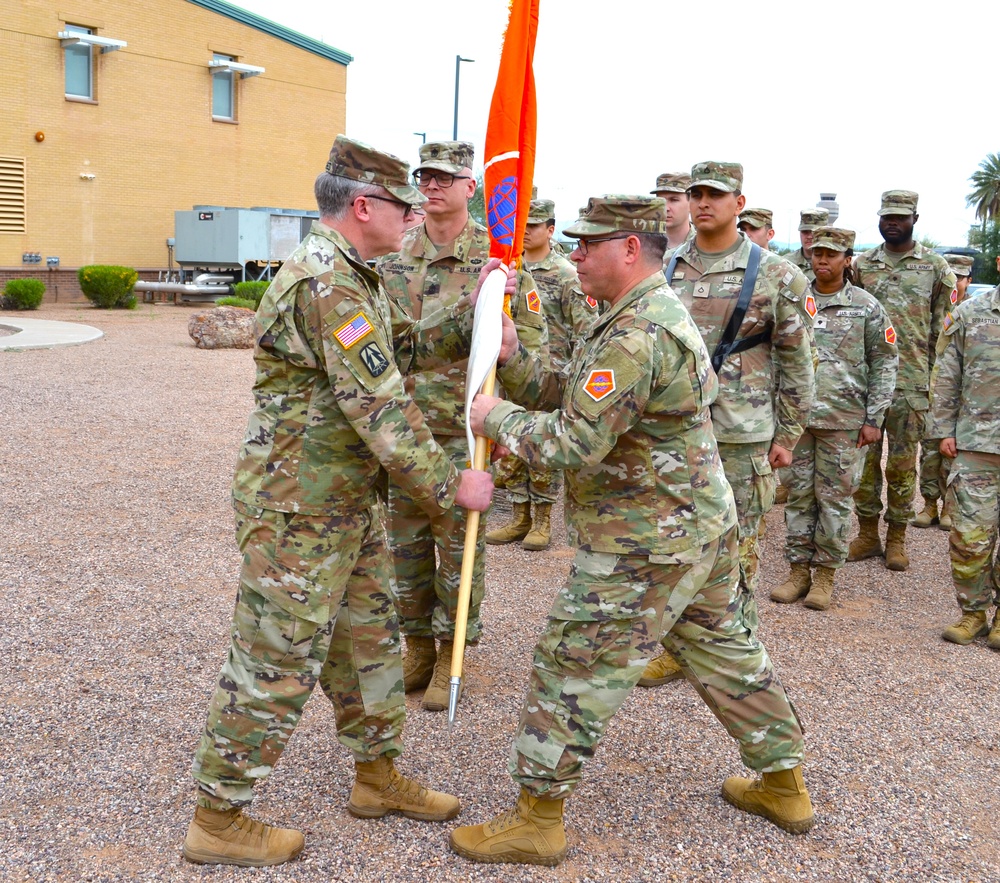 Command Sgt. Maj. Milligan retires