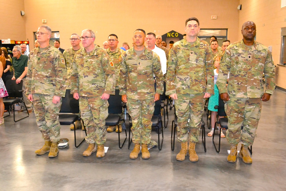 Command Sgt. Maj. Milligan retires