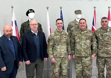Medical Readiness Command, Europe leadership visits U.S. Army facilities forward stationed in Poland