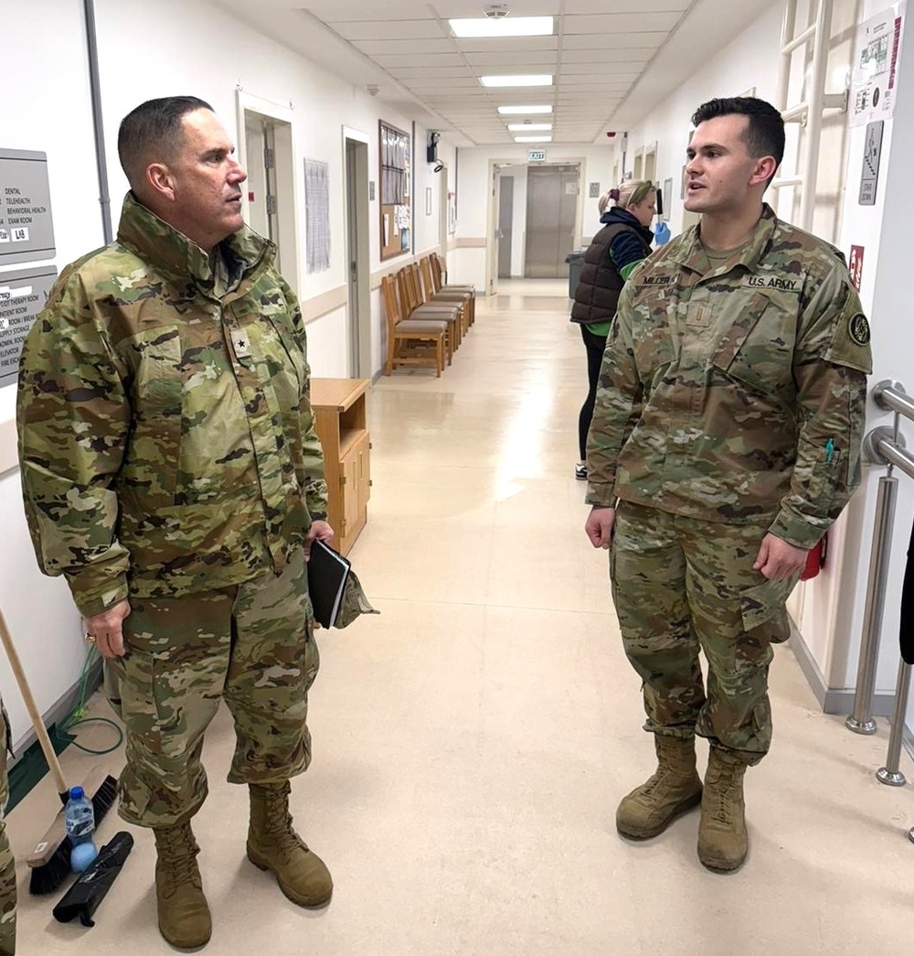 Medical Readiness Command, Europe leadership visits U.S. Army facilities forward stationed in Poland