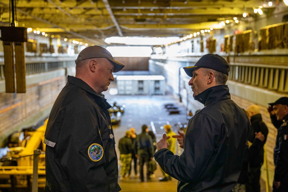 CTF-N commander and distinguished visitors participate in media event for Steadfast Defender in Norway