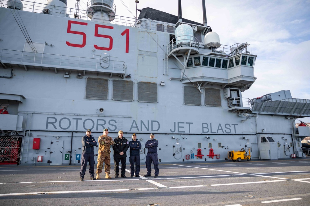 CTF-N commander visits Italian Navy in Norway