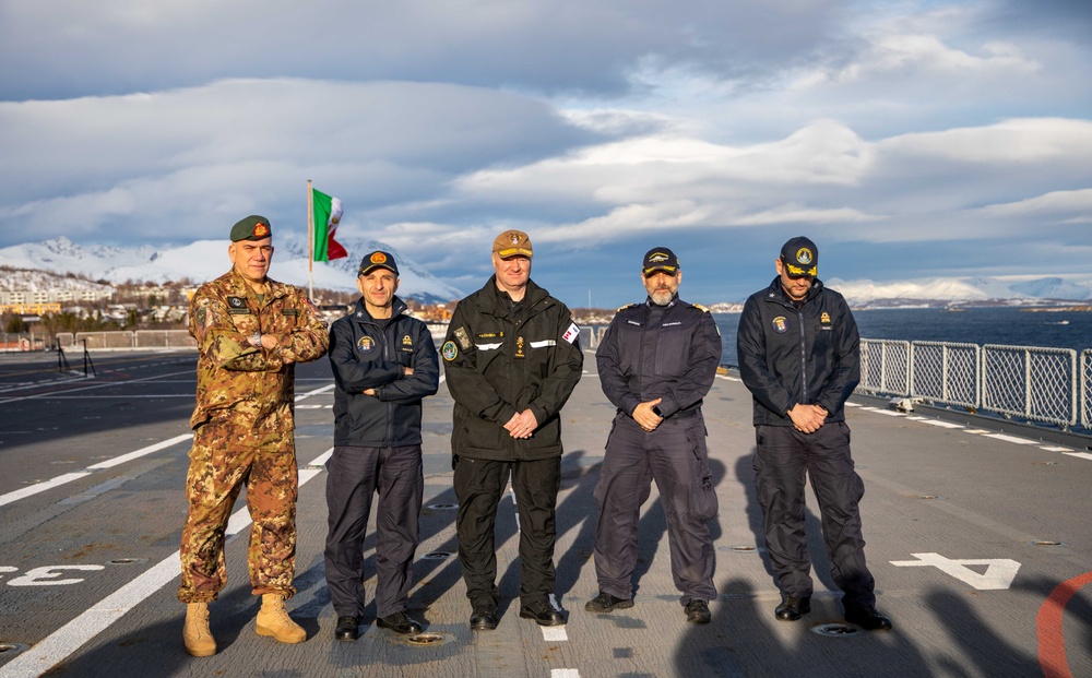 DVIDS Images CTF N commander visits Italian Navy in Norway