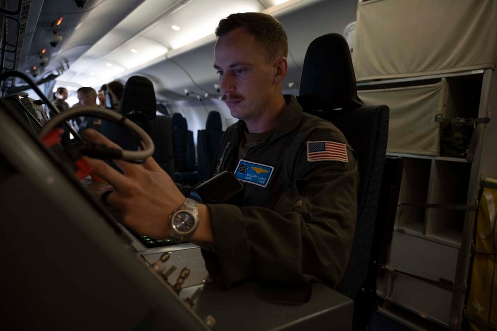 Patrol Squadron Five Conducts Pre-flight Inspections at Camp Lemonnier