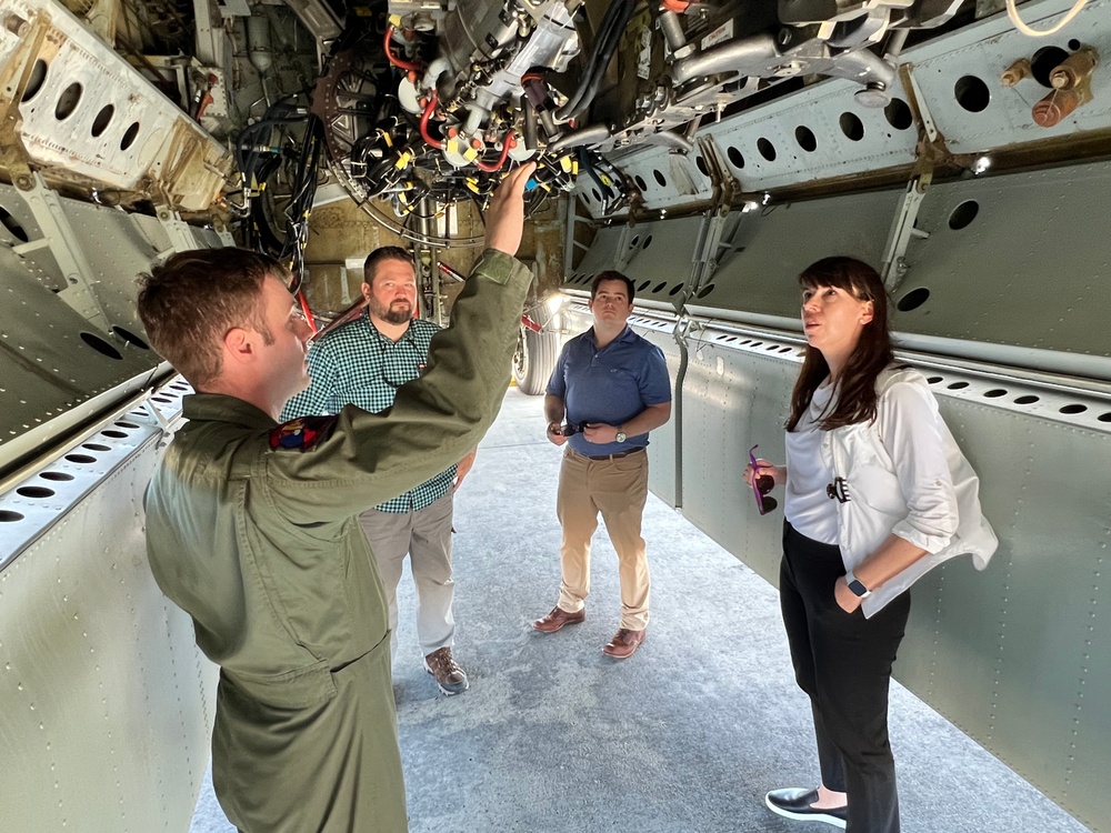 Bomber Task Force Airmen meet with congressional staff delegation