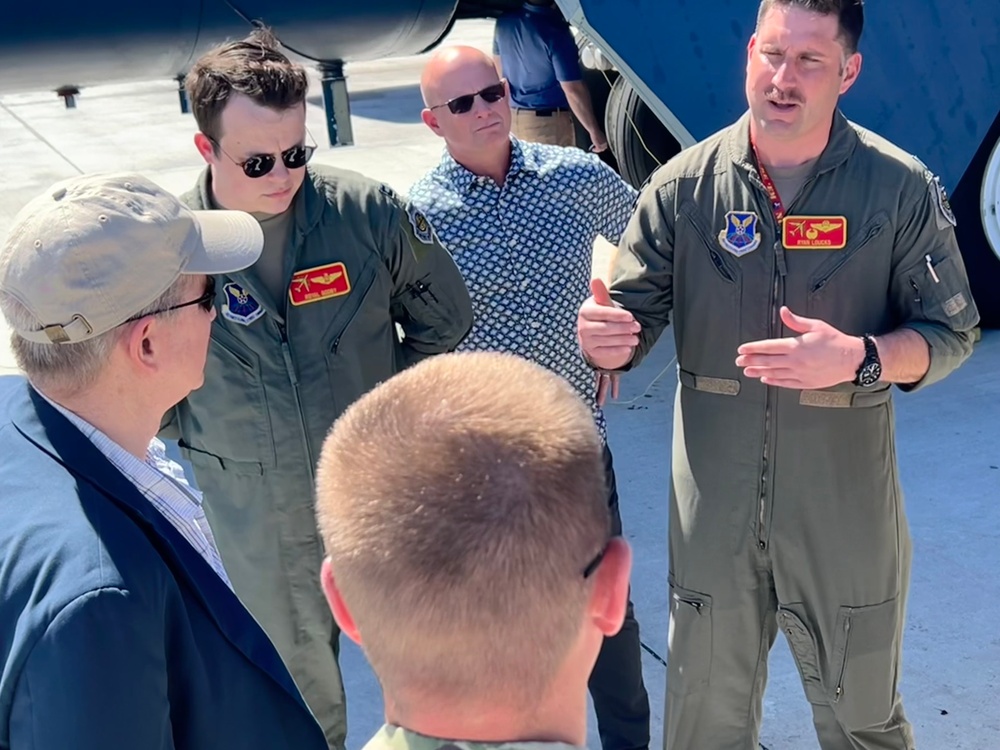 Bomber Task Force Airmen meet with congressional staff delegation