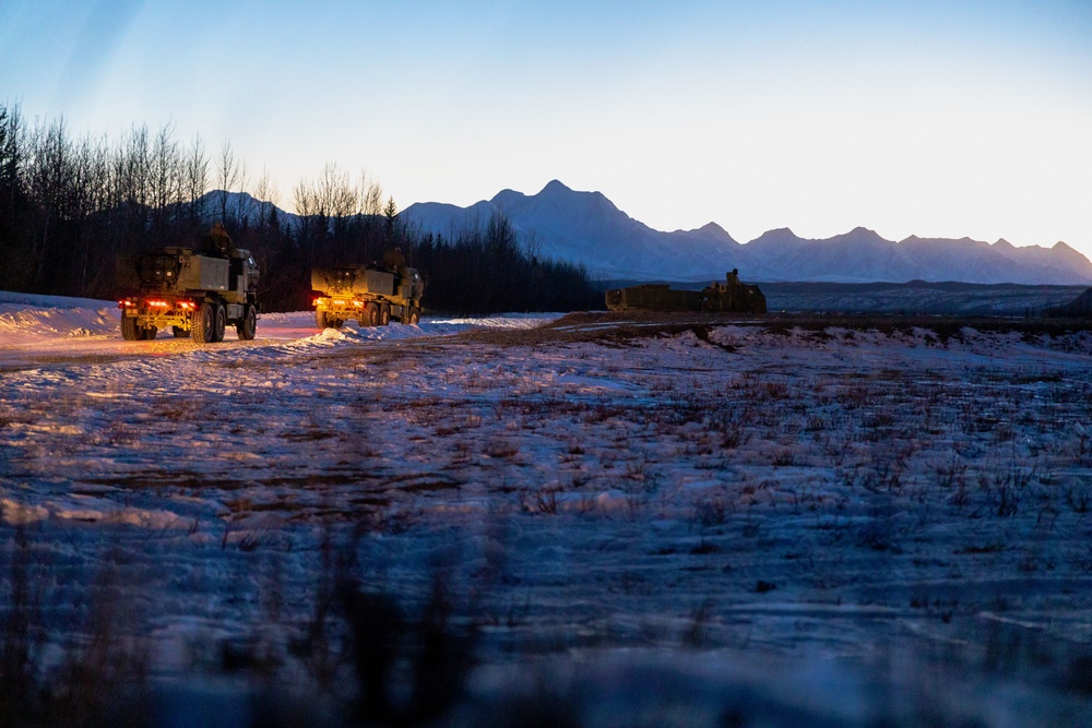 ARCTIC EDGE 2024: 2/14 Marines conduct HIMARS Rapid Infiltration