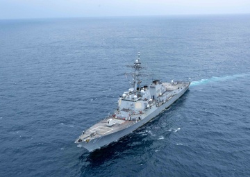 Aerial Photos of USS Mason in the Red Sea During Operation Prosperity Guardian