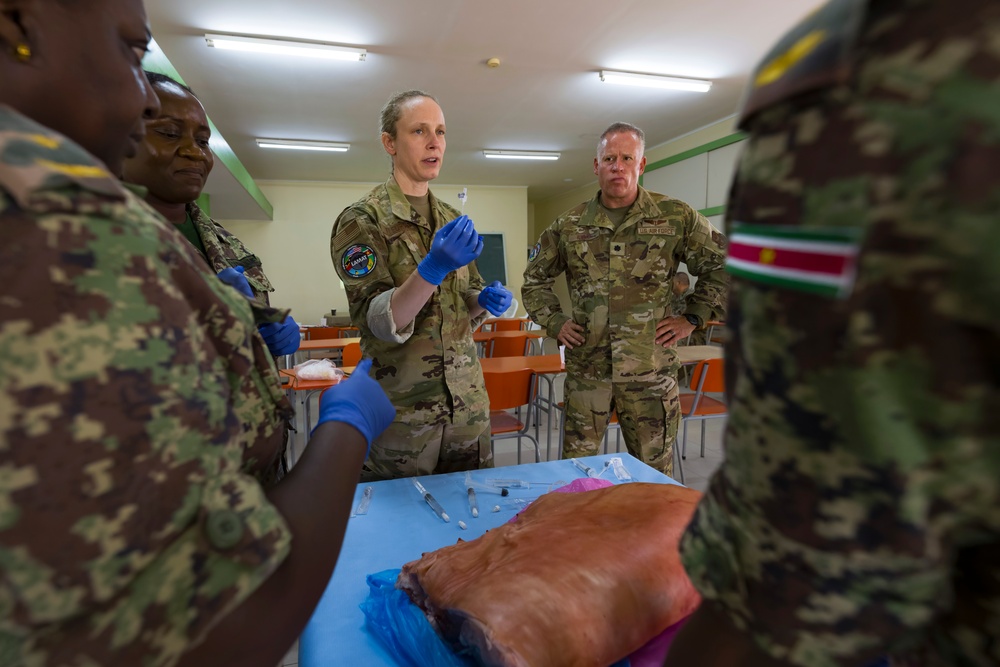 USAF reservists practice medical readiness with Suriname Armed Forces