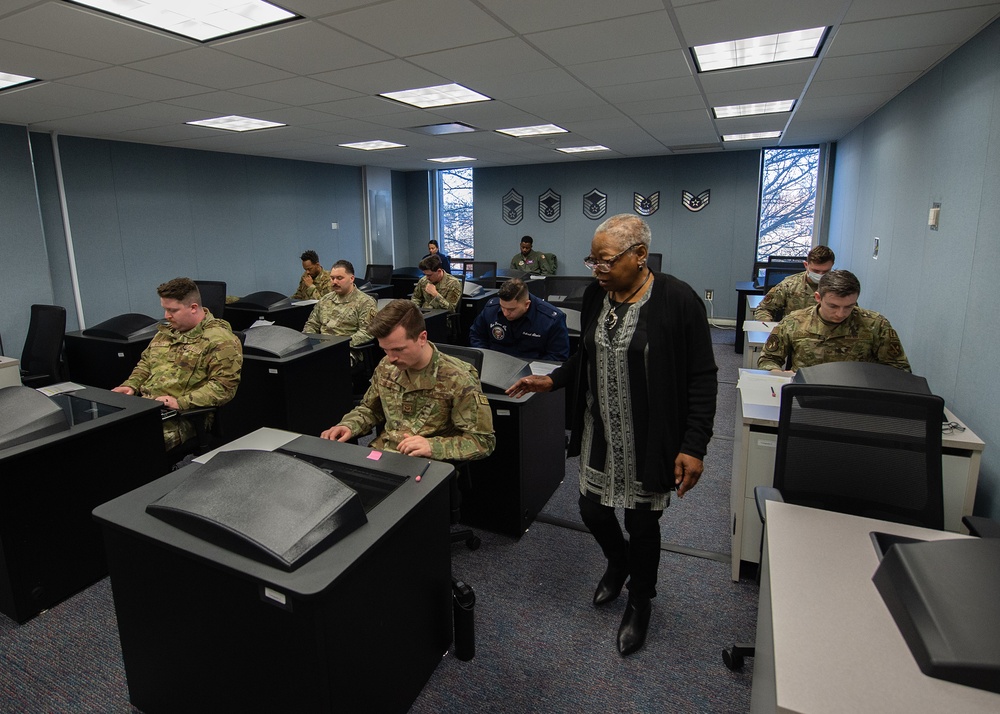 Joint Base Andrews’ promotion testing goes digital