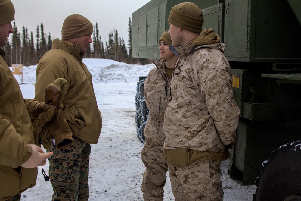 ARCTIC EDGE 2024: U.S. Marine Corps Brig. Gen. Good visits 2/14 Marines