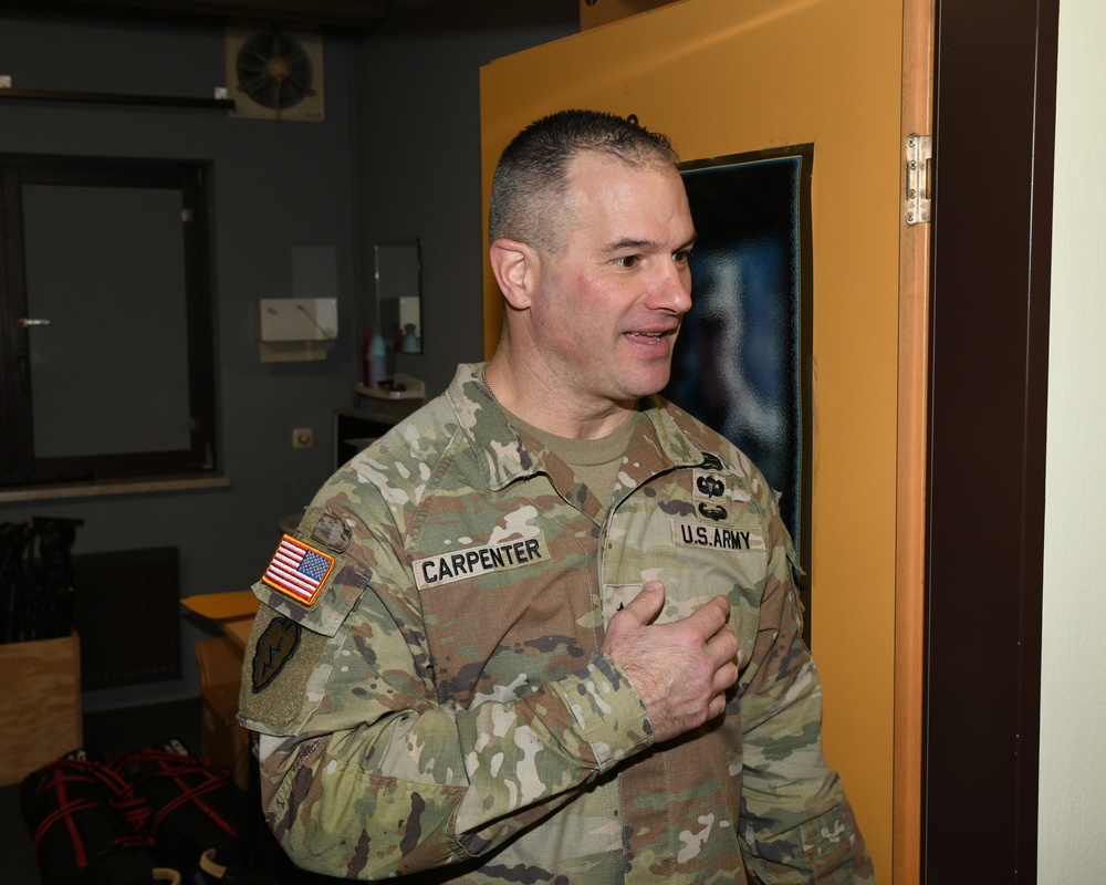 Brig. Gen. Carpenter visits Baumholder Training Facilities