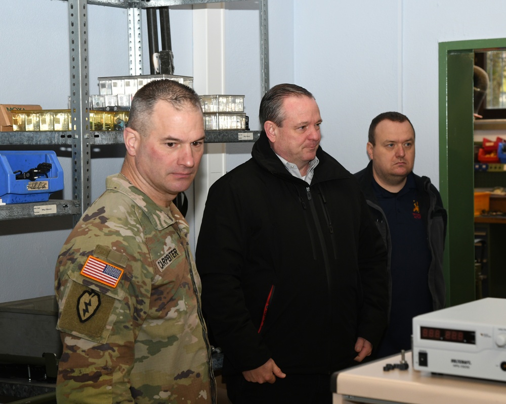 Brig. Gen. Carpenter visits Baumholder Training Facilities