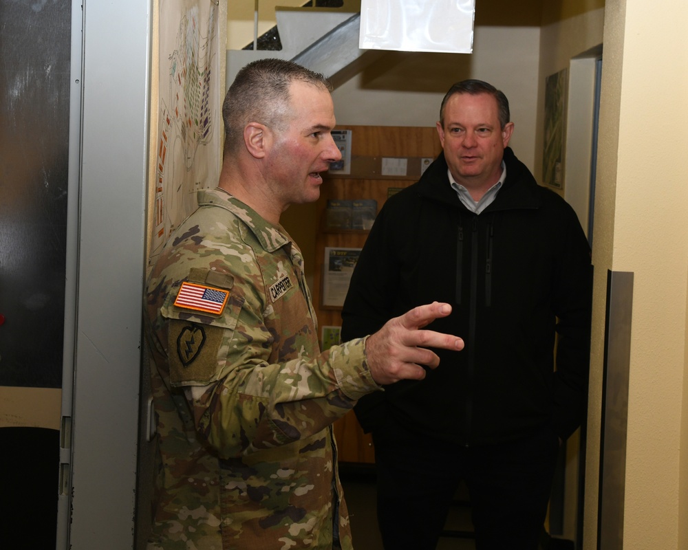 Brig. Gen. Carpenter visits Baumholder Training Facilities