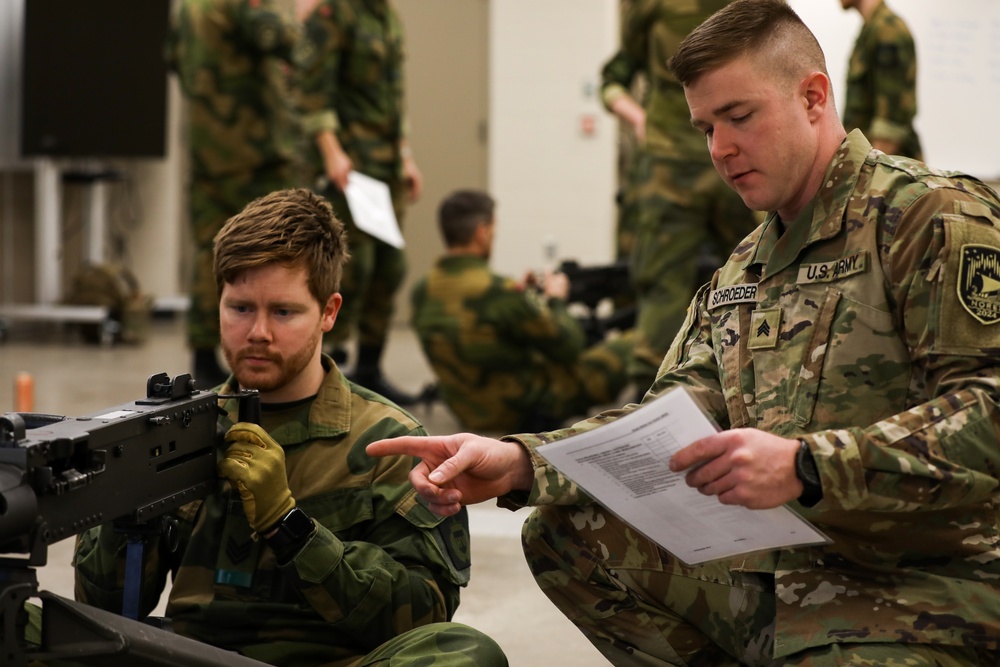 Norwegian Home Guard Conduct Weapons Familiarization During NOREX 51 at Camp Ripley