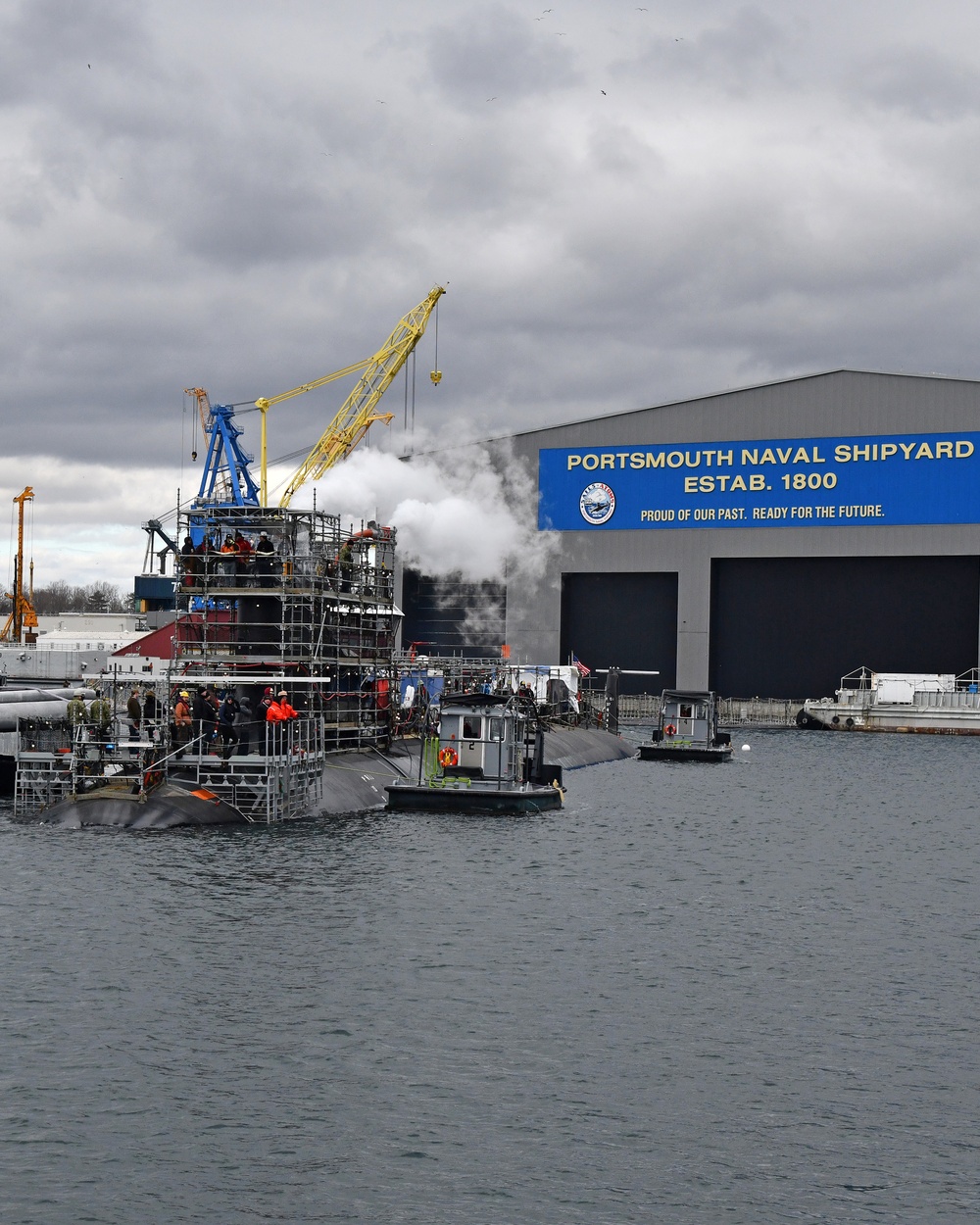 USS Texas (SSN 775) Undocks