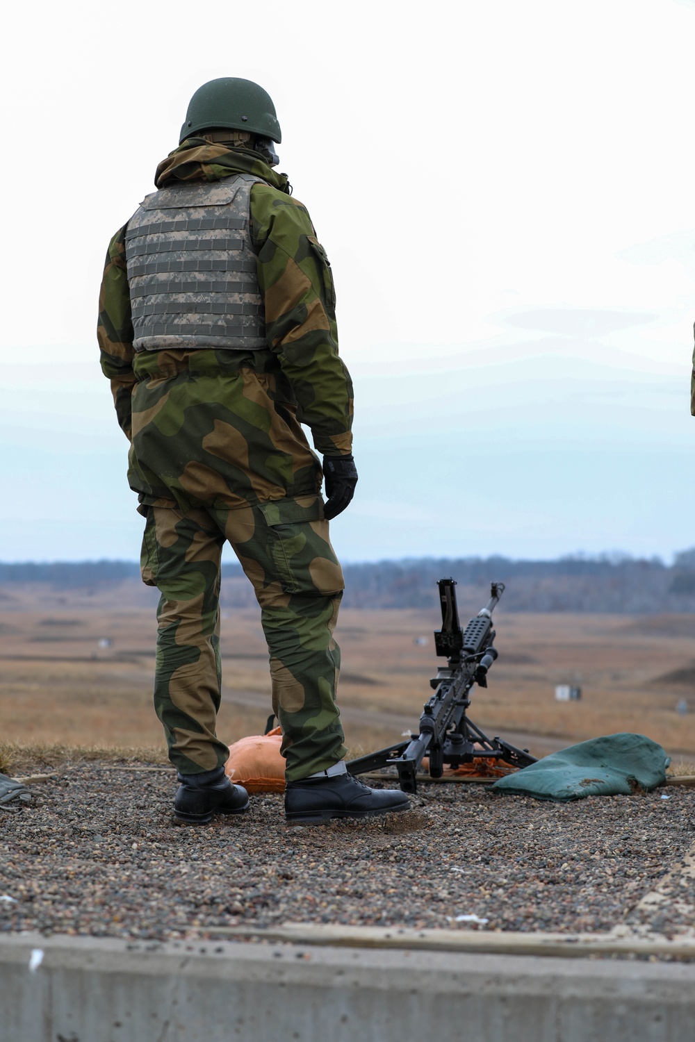 Norwegian Home Guard Rapid Reaction Force Fire Crew-Served Weapons at Camp Ripley