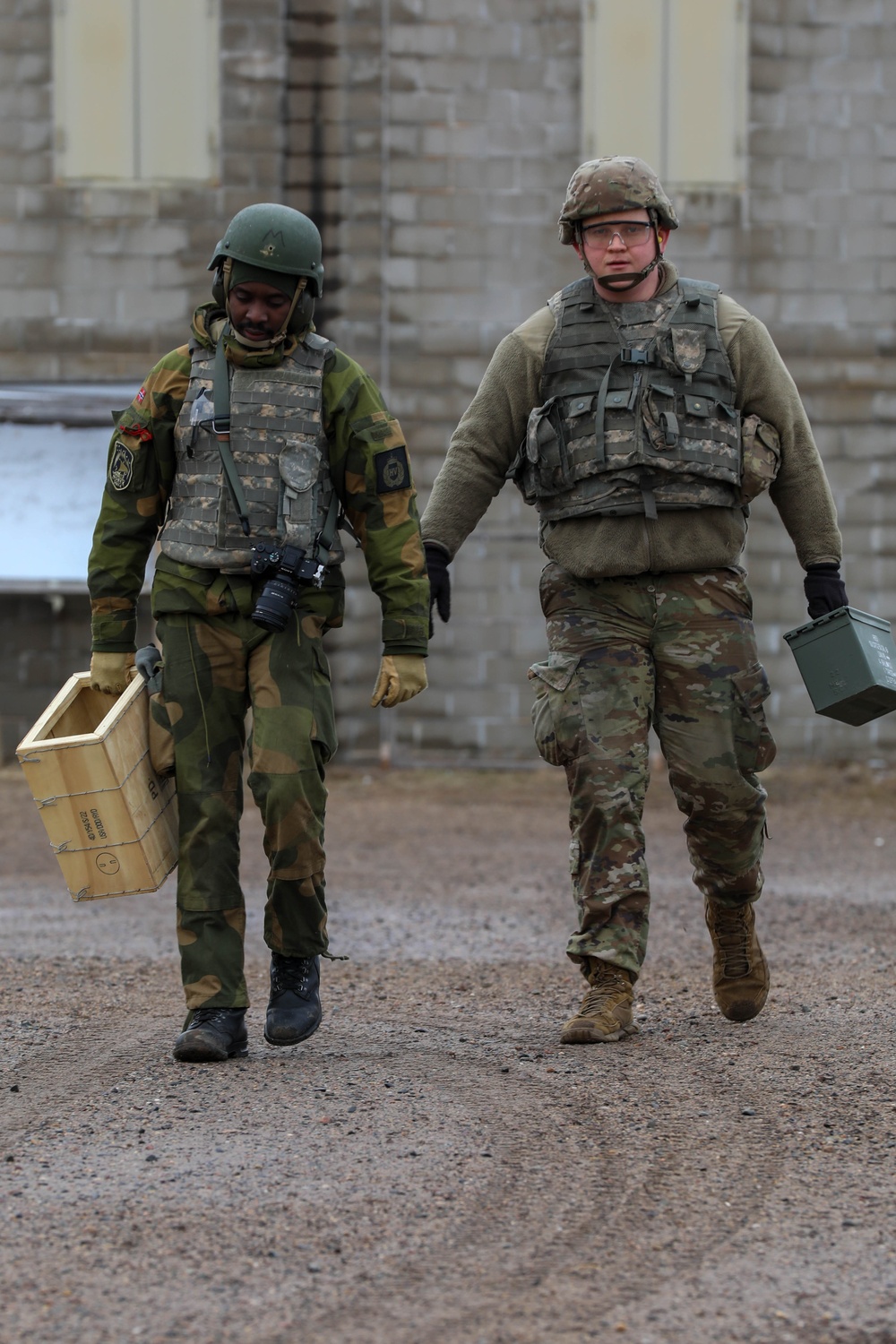 Norwegian Home Guard Rapid Reaction Force Fire Crew-Served Weapons at Camp Ripley