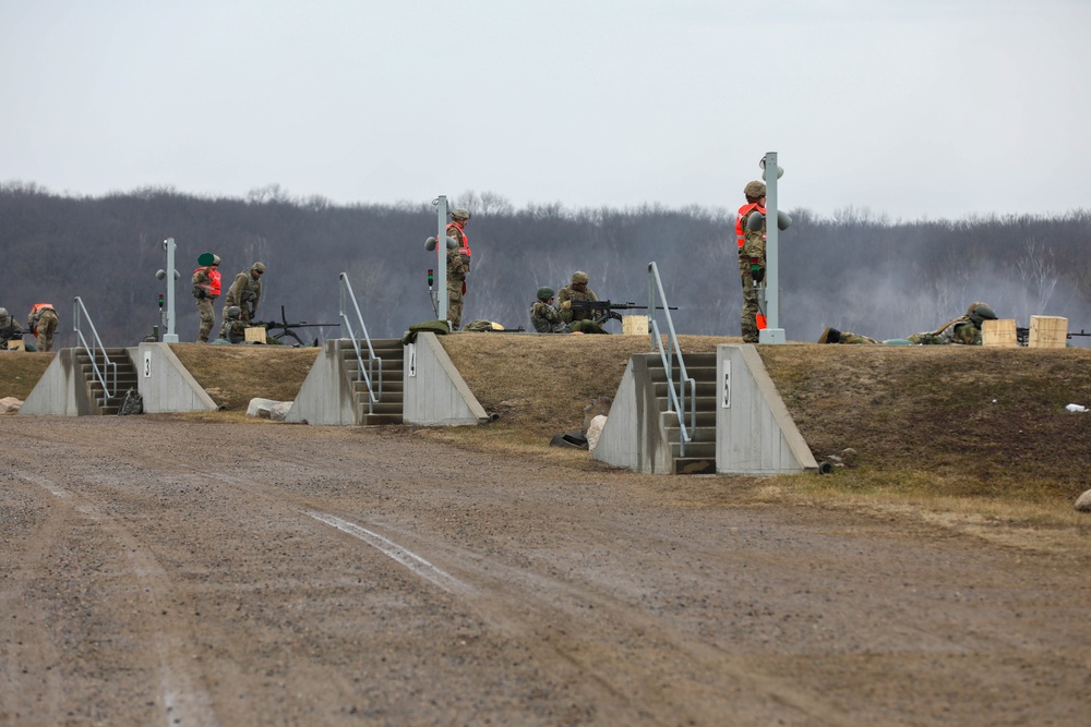 Norwegian Home Guard Rapid Reaction Force Fire Crew-Served Weapons at Camp Ripley