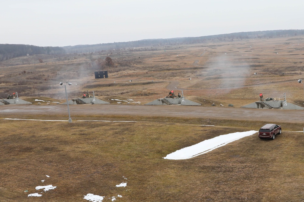 Norwegian Home Guard Rapid Reaction Force Fire Crew-Served Weapons at Camp Ripley
