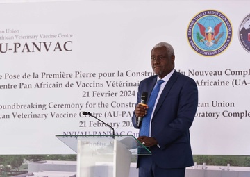 DTRA Partners Participates in Groundbreaking Ceremony for African Union Pan-African Veterinary Vaccine Center in Ethiopia