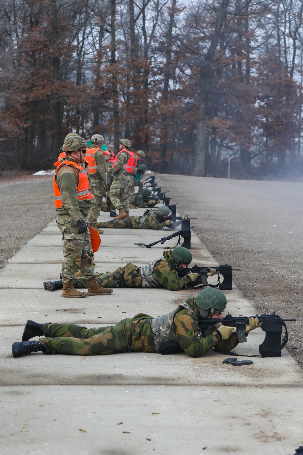 Norwegian Home Guard Fire the M4A1 Rifle at Camp Ripley