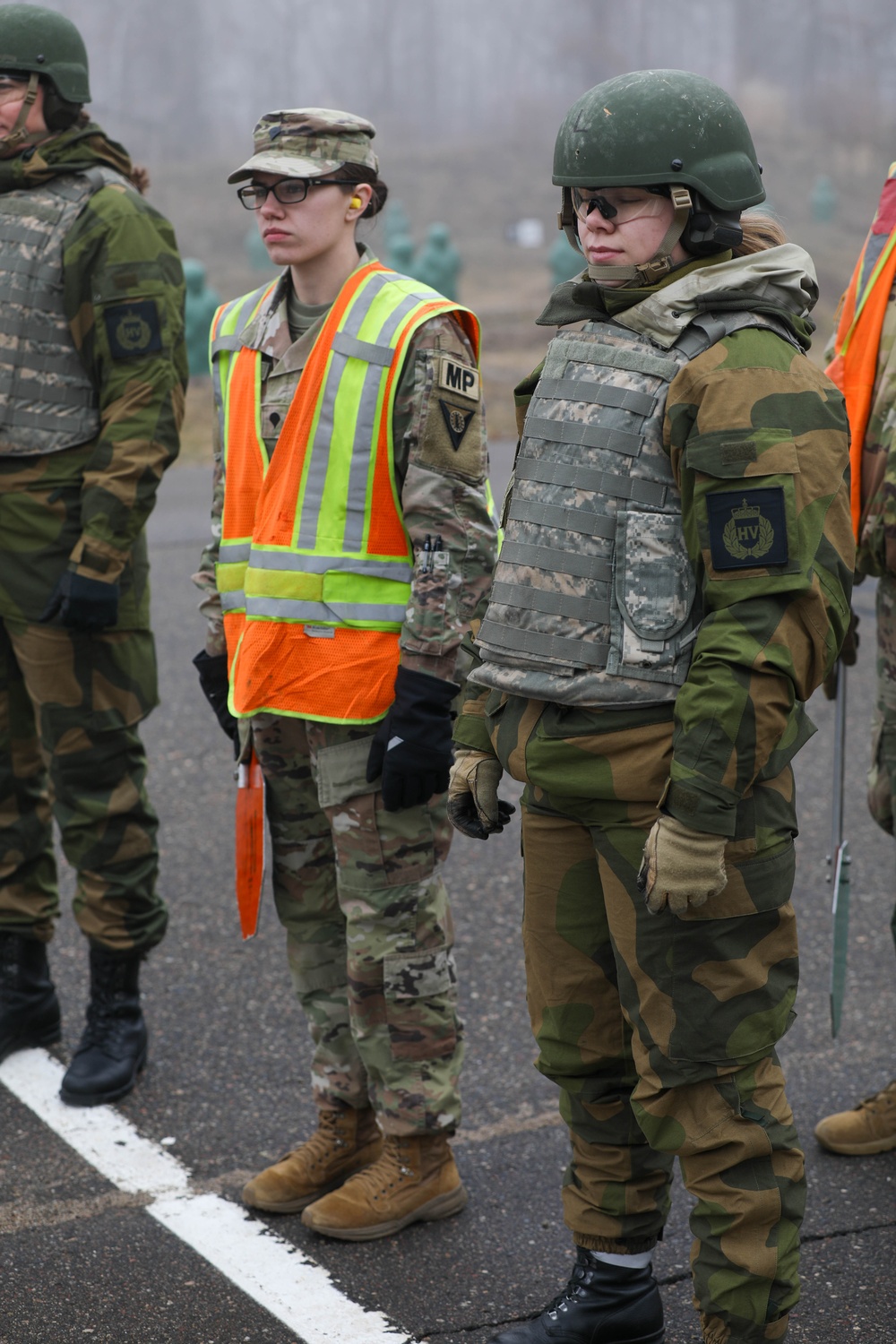 Norwegian Home Guard Fire M17 Pistol at Camp Ripley