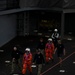 Astronauts run drills in a crew module test article aboard USS San Diego while underway for NASA’s Underway Recovery Test 11