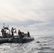 U.S. Navy Sailors conduct small boat operations during Underway Recovery Test 11