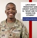 Staff Sgt. Frances Smiley shares his favorite quote