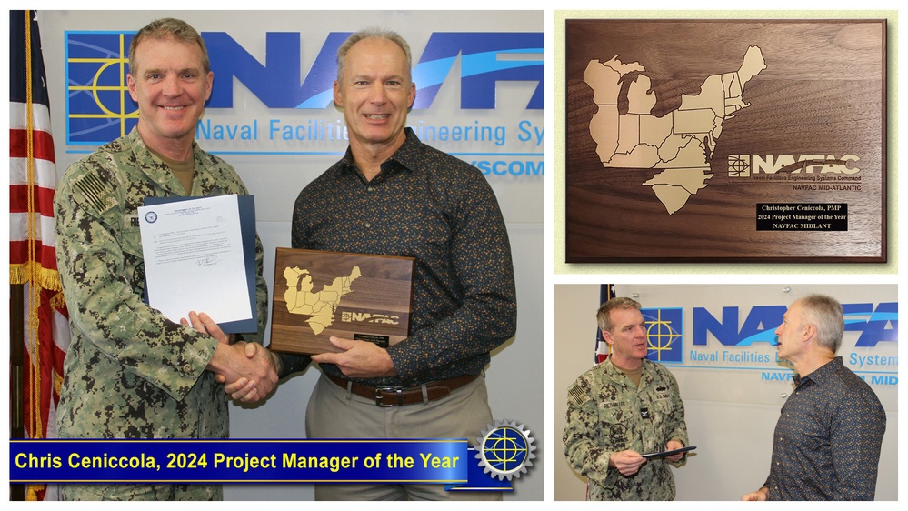 NAVFAC MIDLANT Awards its 2024 Project Manager, Architect/Landscape Architect/Interior Designer of the Year selectees