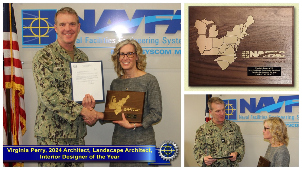 NAVFAC MIDLANT Awards its 2024 Project Manager, Architect/Landscape Architect/Interior Designer of the Year selectees