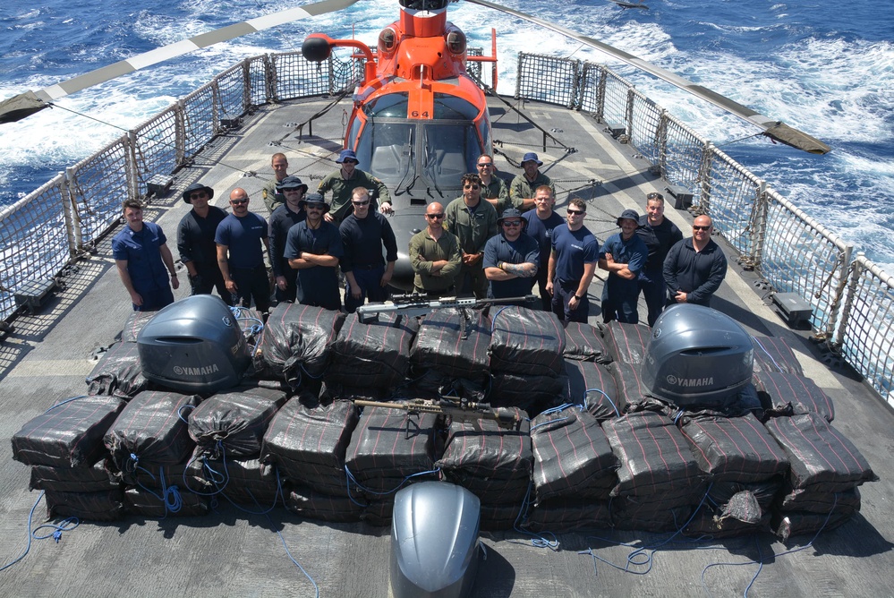 Coast Guard Cutter Alert crew intercepts drug smuggling vessel on final patrol to Astoria